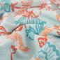 Preview: Viskose Voile Ibiza, Blumen Tiffany, Hellmint
